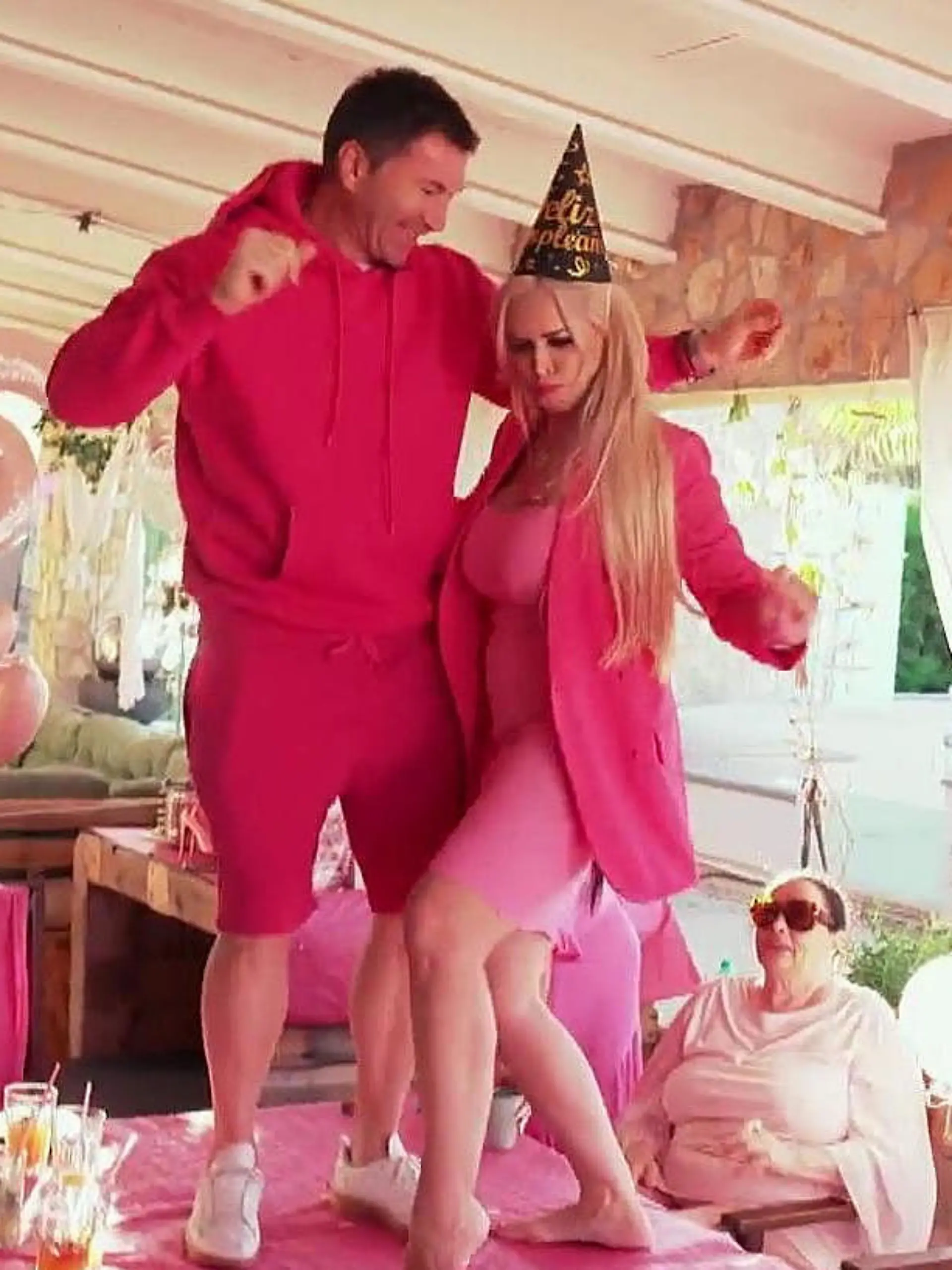 Daniela Katzenberger bei Pink Party