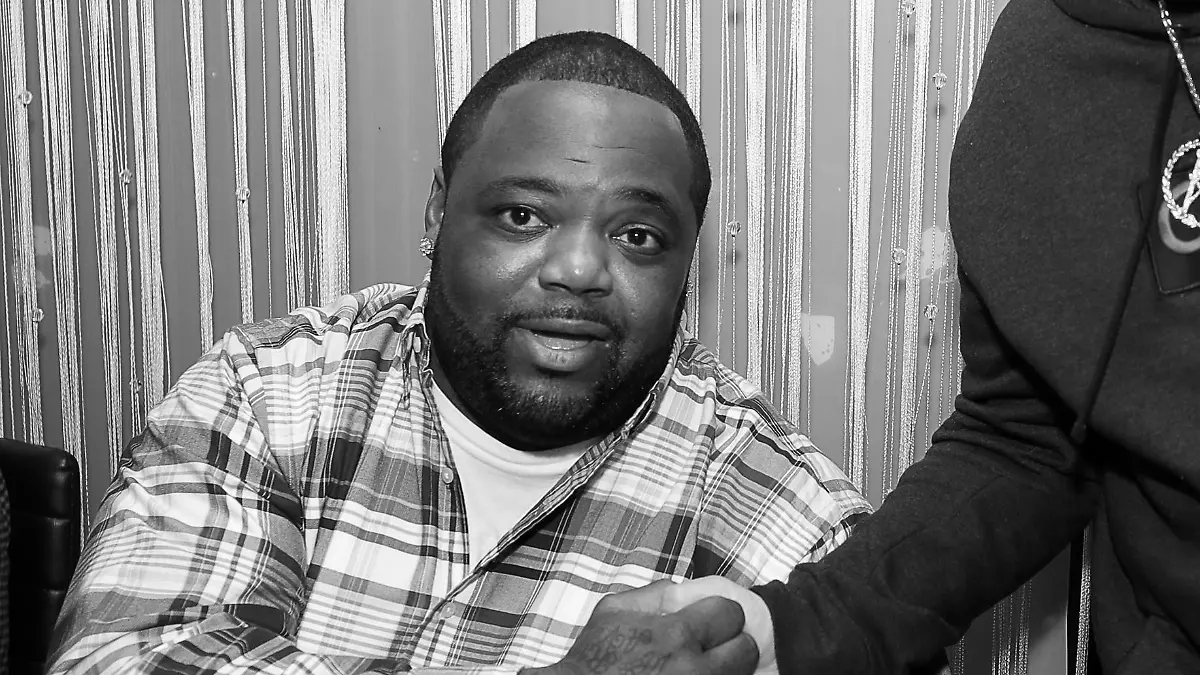 HOUSTON, TEXAS - FEBRUARY 08: Big Pokey sand Paul Wall at the Lil KeKe Legends Only Listening Party Dinner at Five Central Houston on February 08, 2022 in Houston, Texas. (Photo by Bob Levey/Getty Images)