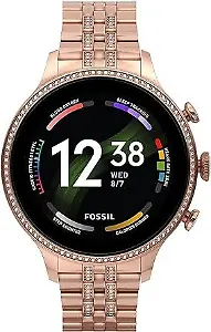 Fossil Damen Touchscreen Smartwatch 6. Generation mit Lautsprecher