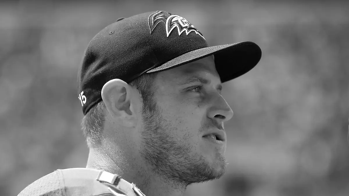 FILE - Baltimore Ravens quarterback Ryan Mallett watches from the sideline during the first half of the team's NFL football game against the Jacksonville Jaguars in Jacksonville, Fla., Sept. 25, 2016. Mallett, who played for New England, Houston and Baltimore during five seasons in the NFL, has died. He was 35.
Mallett died in an apparent drowning, according to the Okaloosa County Sheriff’s Office. Mallett was a football coach at White Hall High School in his native Arkansas, and the school district also confirmed his death in a post on its website. (AP Photo/Phelan M. Ebenhack, File)