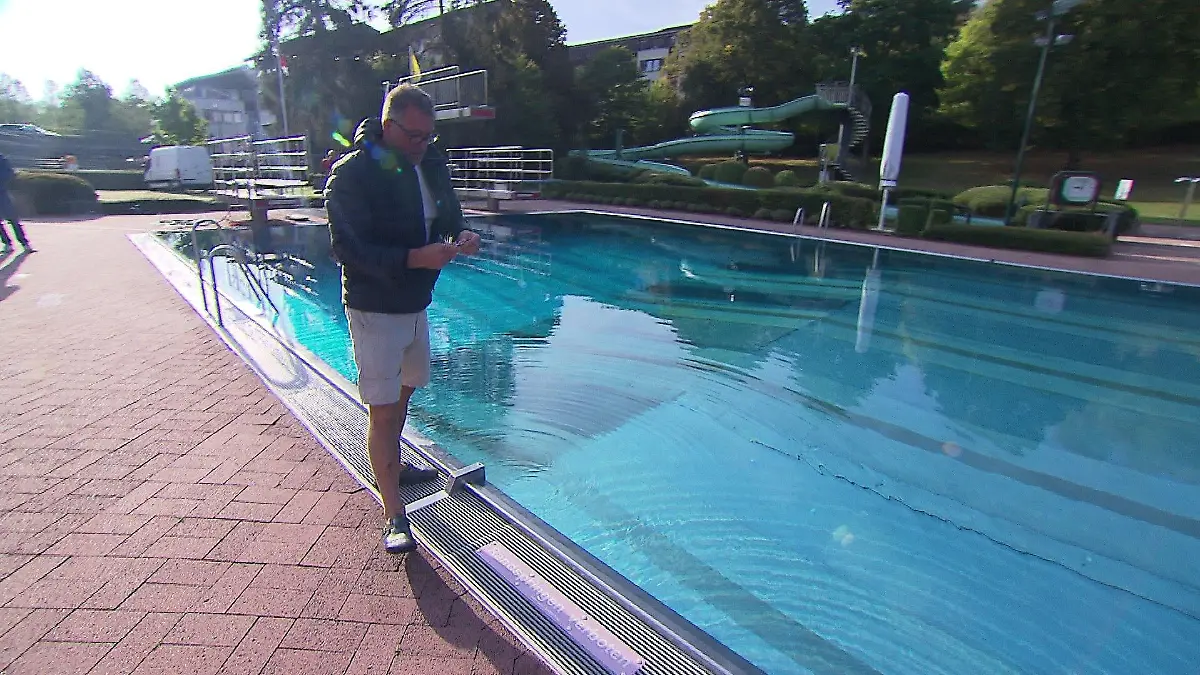 Freibad-Betreiber Richard van Rijn in Bad Schwalbach.