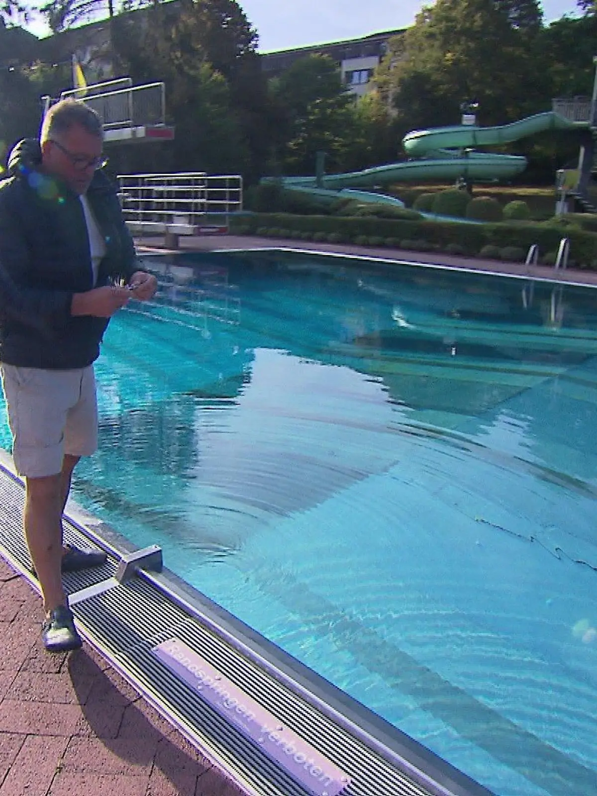 Freibad-Betreiber Richard van Rijn in Bad Schwalbach.
