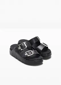 Rieker Pantolette in Lederoptik