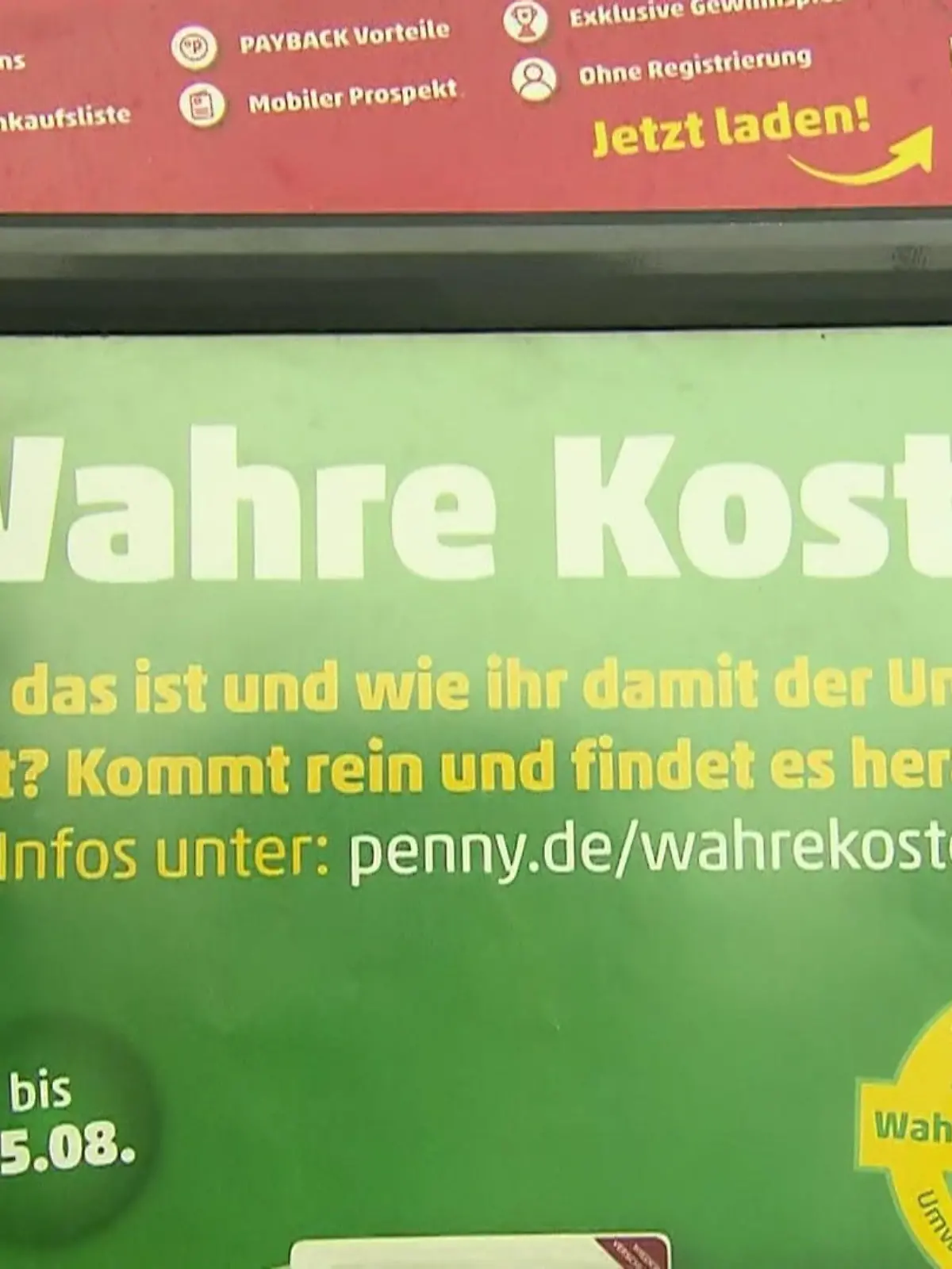 Bild zu: "Penny verlangt Umweltkostenaufschlag"