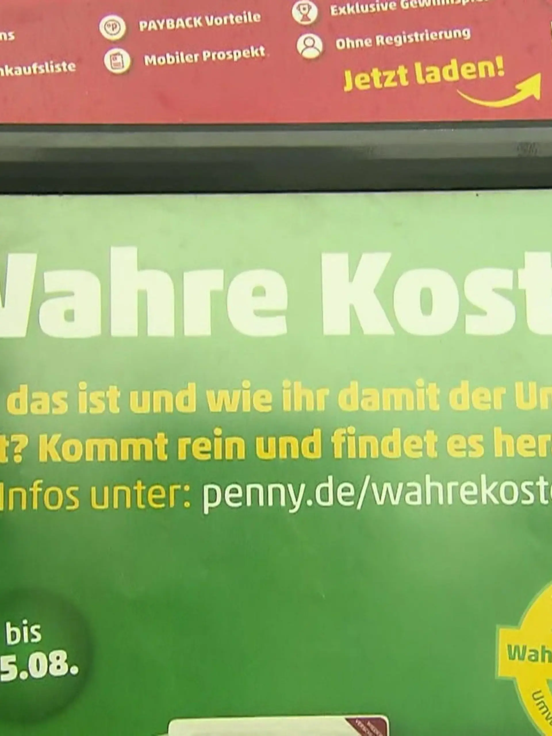 Bild zu: "Penny verlangt Umweltkostenaufschlag"
