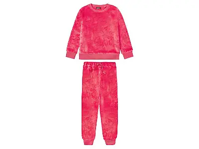 Pepperst Mädchen Loungwear-Set aus Teddyplüsch