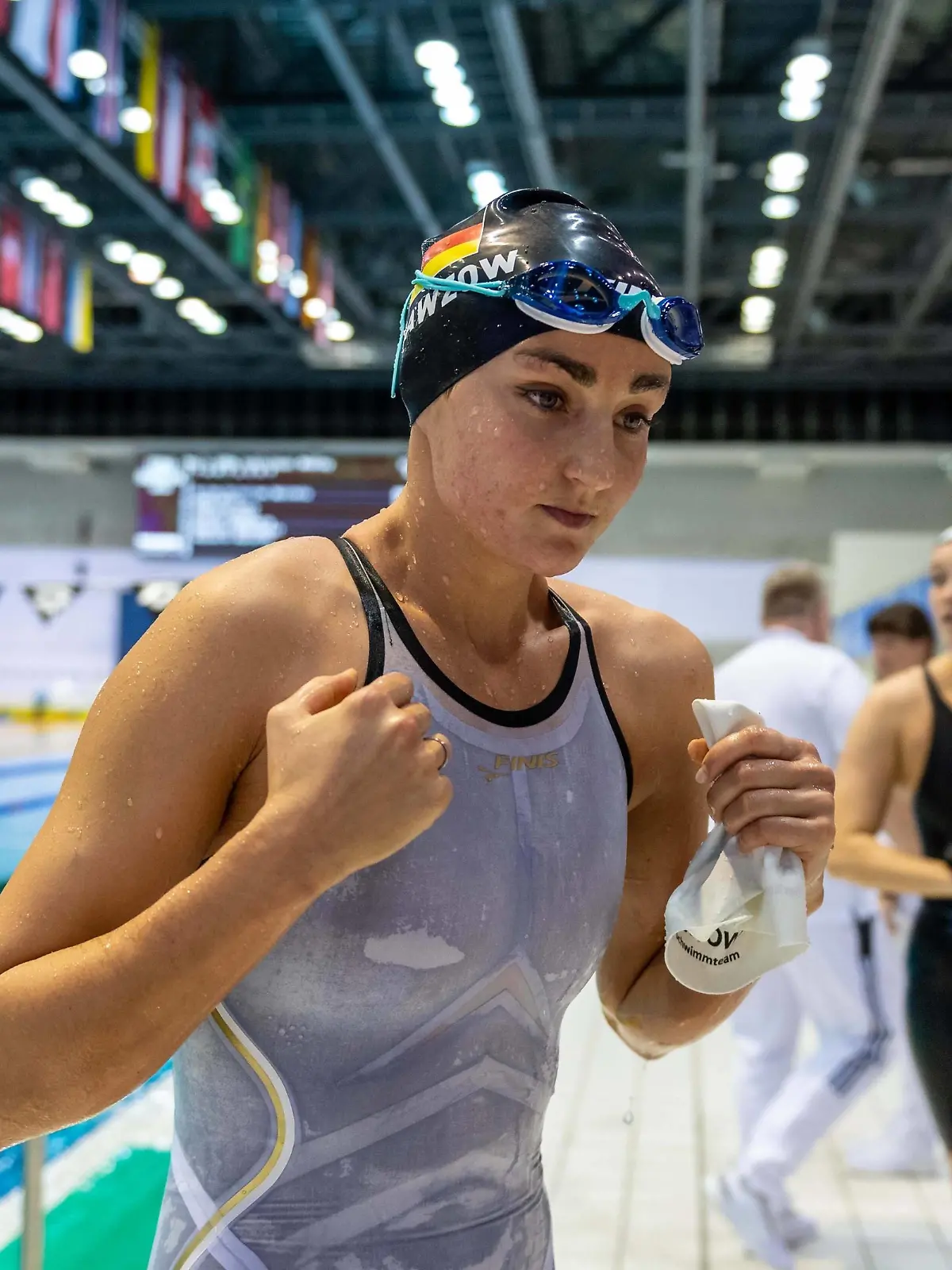 Schwimmen Berlin 31.03.2022 Paraschwimmen IDM Berlin 2022 Elena Krawzow GER *** Swimming Berlin 31 03 2022 Para Swimming IDM Berlin 2022 Elena Krawzow GER 