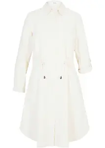 bpc bonprix collection Blusen- Kleid mit Leinen und Gummizug