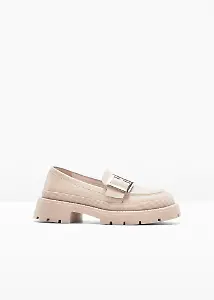 Rainbow Chunky Loafer in Beige
