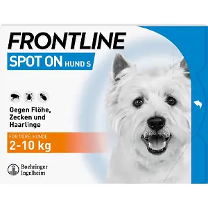 FRONTLINE "Spot on" Pipetten gegen Flöhe (Größe S)