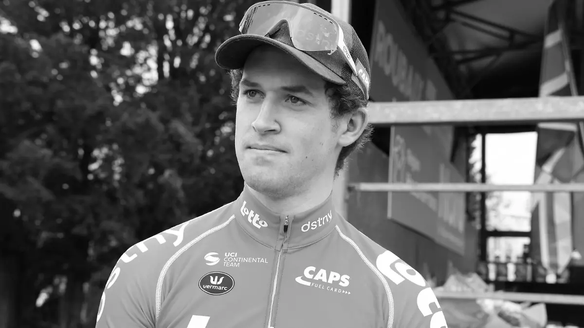 Tijl De Decker Lotto Dstny Development Team durant la course Paris-Roubaix Espoirs U23, le 7 mai 2023 CYCLISME : Paris-Roubaix Espoirs - 07/05/2023 LaurentSanson/Panoramic PUBLICATIONxNOTxINxFRAxITAxBEL