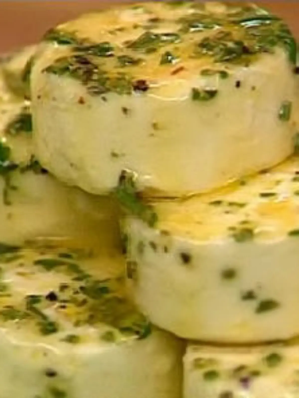 marinierter ziegenkäse
