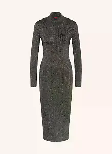 Kleid „Sotellette“ mit Glitzergarn von Hugo Boss
