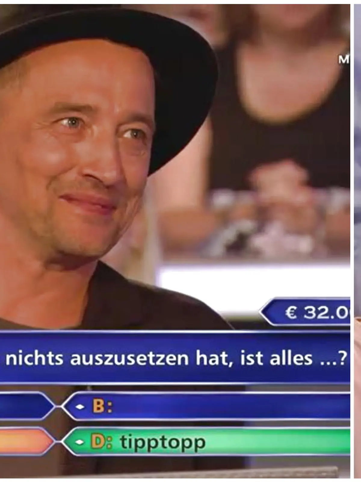 „Wer wird Millionär?“-Kandidat Tobias Mintert patzt bei der Rechtschreibfrage, sein Neffe im Publikum hätte es gewusst!