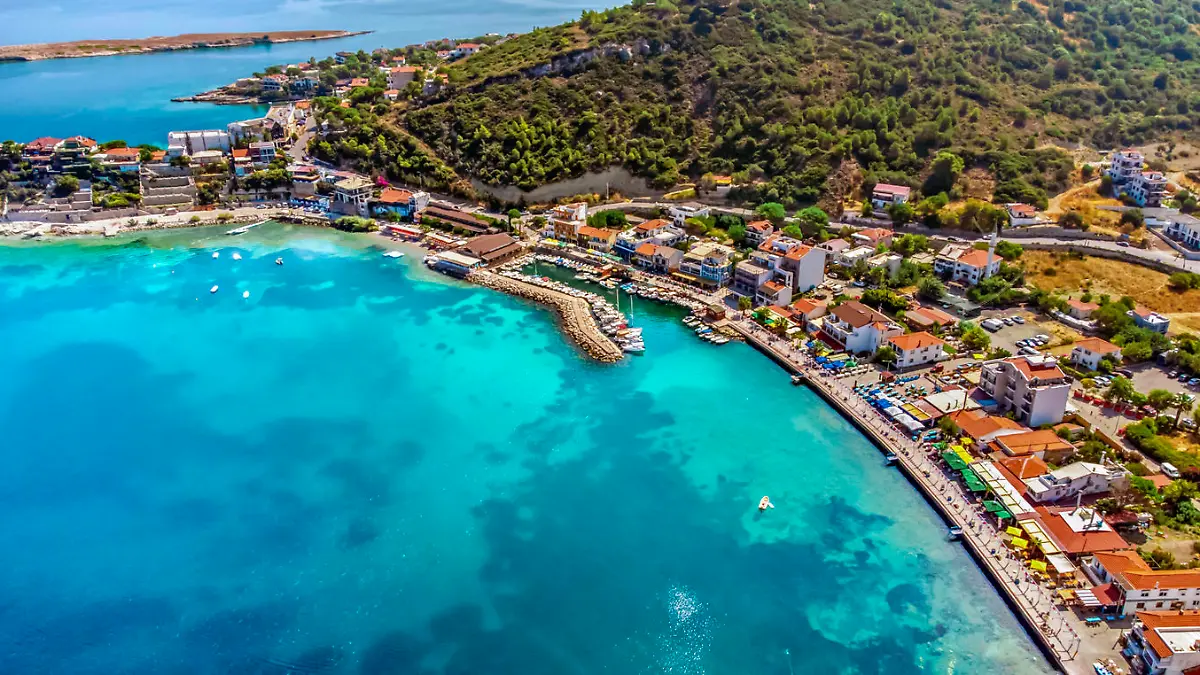 izmir karaburun beautiful Aegean coastline west Turkey