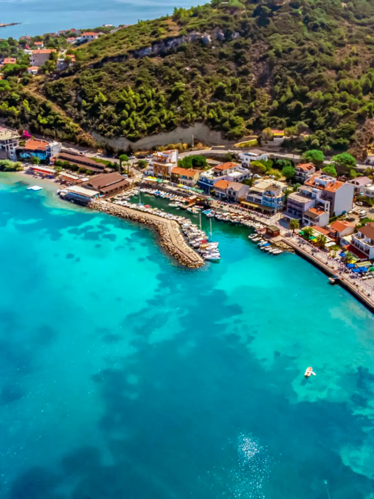 izmir karaburun beautiful  Aegean coastline west Turkey