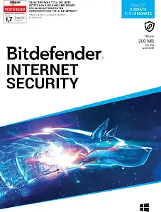 Bitdefender Internet Security 2023/2024 - 3 Geräte - 18 Monate (Code per E-Mail)