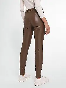 Leggings aus Lederimitat