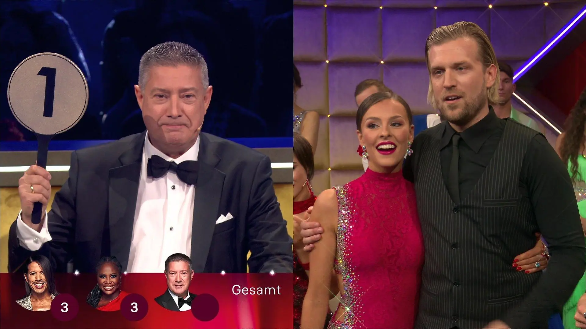 Haben in der ersten Show nur einen Punkt von Joachim Llambi bekommen: Tillman Schulz und Patricija Ionel