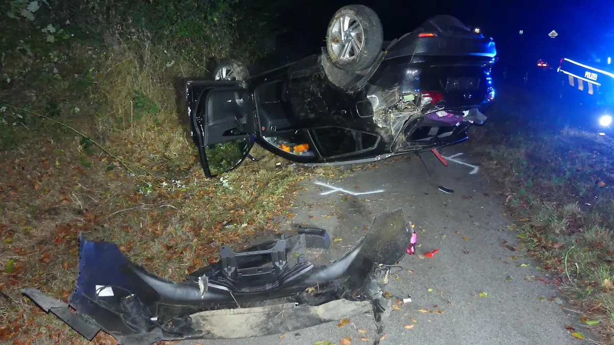 Unfall mit einer Schwerverletzten in Wipperfürth.