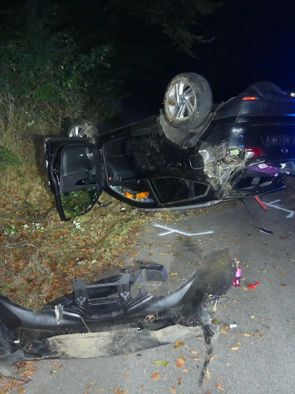Unfall mit einer Schwerverletzten in Wipperfürth.