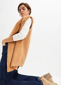 Faux-Leder-Weste
