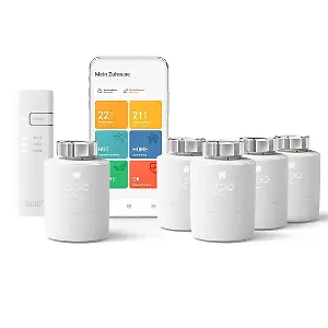 tado° Smartes Heizkörper-Thermostat Starter Kit V3+ mit 5 Thermostaten inkl. Auto Assist