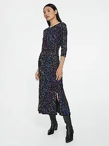 Gemustertes Kleid