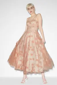 Festliches Kleid mit Blumen-Details