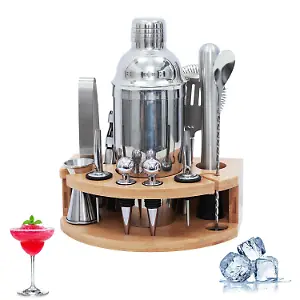12er Edelstahl Cocktailshaker Set