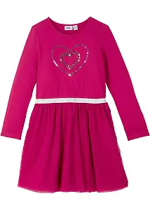 Jerseykleid in Pink