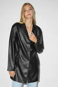 Clockhouse Faux-Leder-Blazer