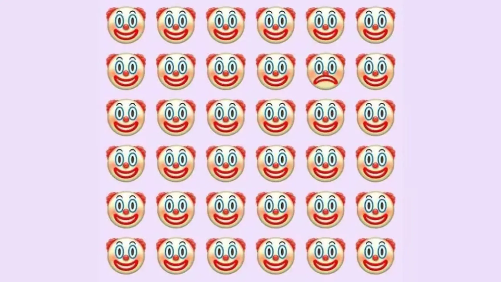 Suchbild Clown