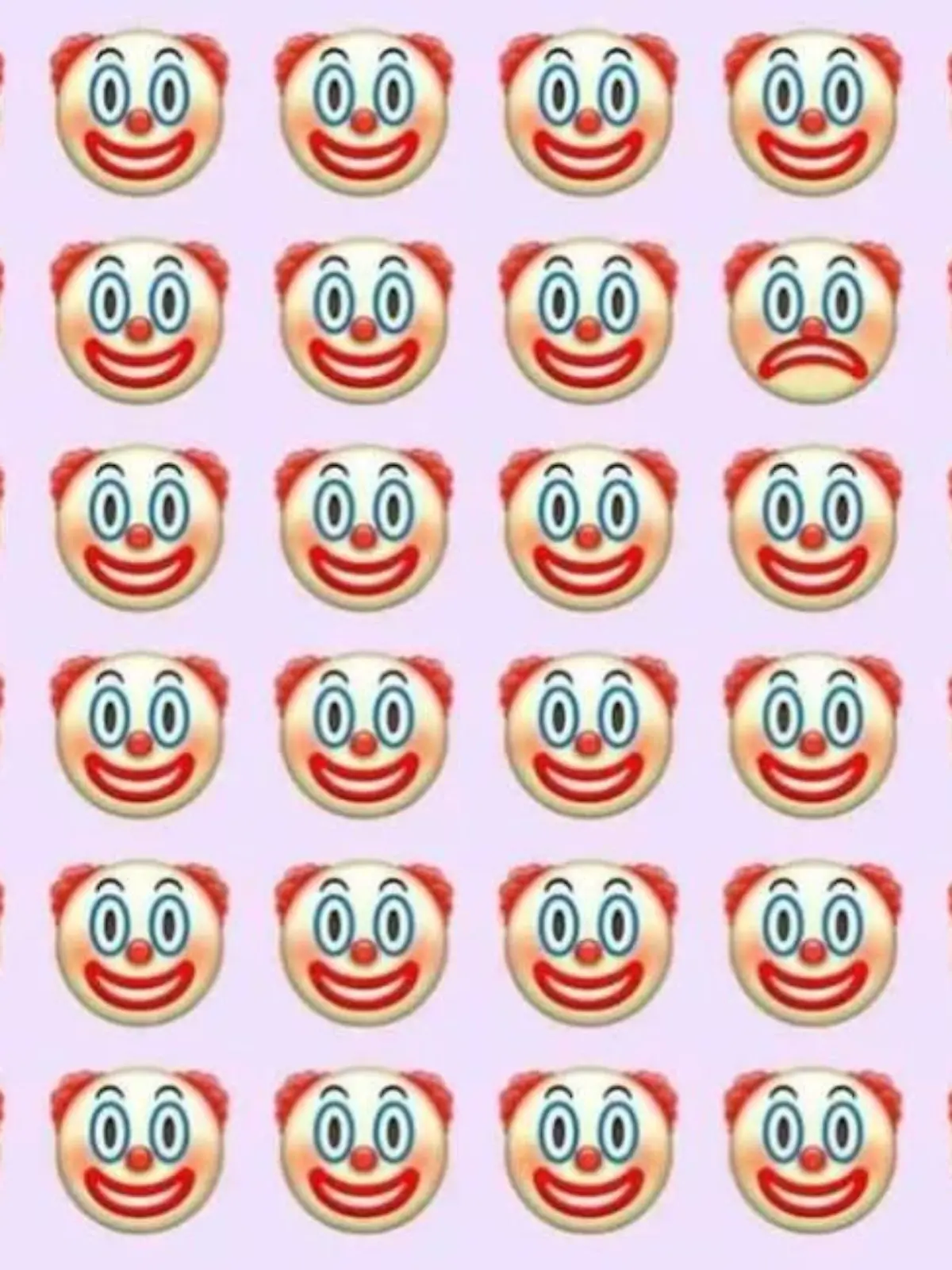 Suchbild Clown
