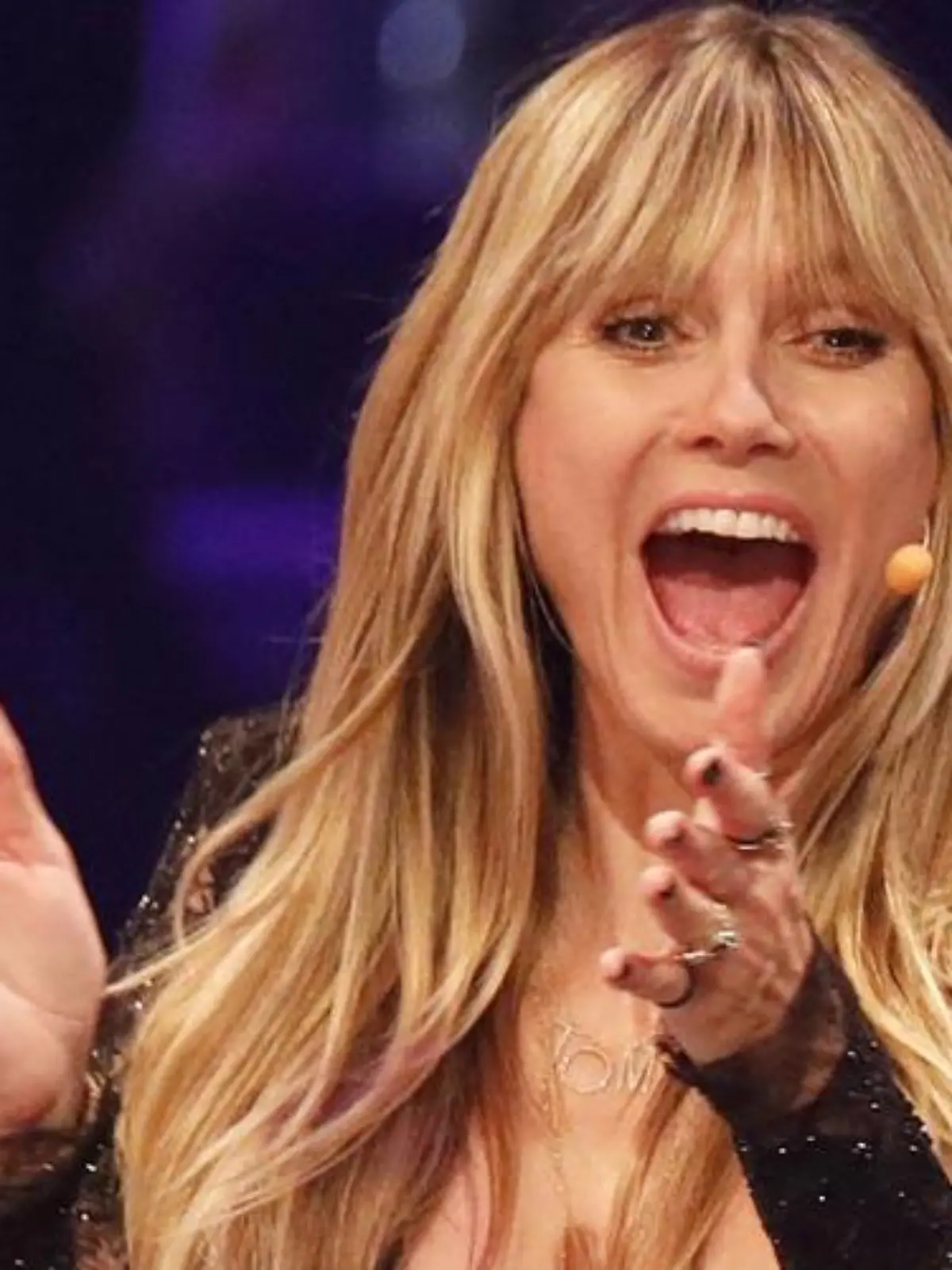 Heidi Klum, Tyra Banks und Thomas Gottschalk in der TV Show Germany s Next Topmodel by Heidi Klum 2019 im ISS Dome. Düsseldorf, 23.05.2019 *** Heidi Klum, Tyra Banks and Thomas Gottschalk in the TV Show Germany s Next Topmodel by Heidi Klum 2019 in the ISS Dome Düsseldorf, 23 05 2019 Foto:xC.xHardtx/xFuturexImage  