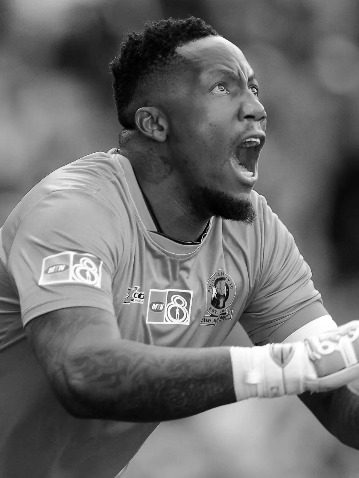 Football - MTN8 2019 - Cape Town City v Polokwane City - Newlands Stadium . George Chigova of Polokwane City during the 2019 MTN8 game between Cape Town City and Polokwane City at Newlands Stadium in Cape Town on 17 August 2019 © Ryan Wilkisky/BackpagePix URN:44707480