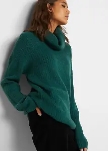 Oversize-Rollkragenpullover