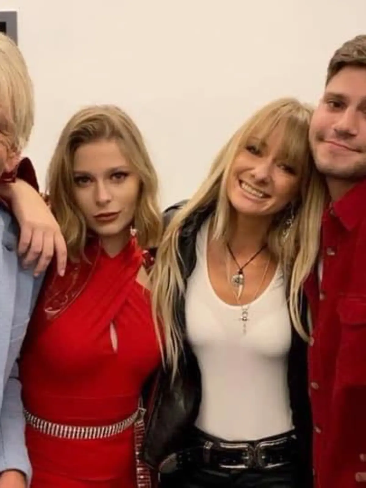 Matthias Reim mit seiner Tochter Marie, seiner Frau Christin und seinem Sohn Julian