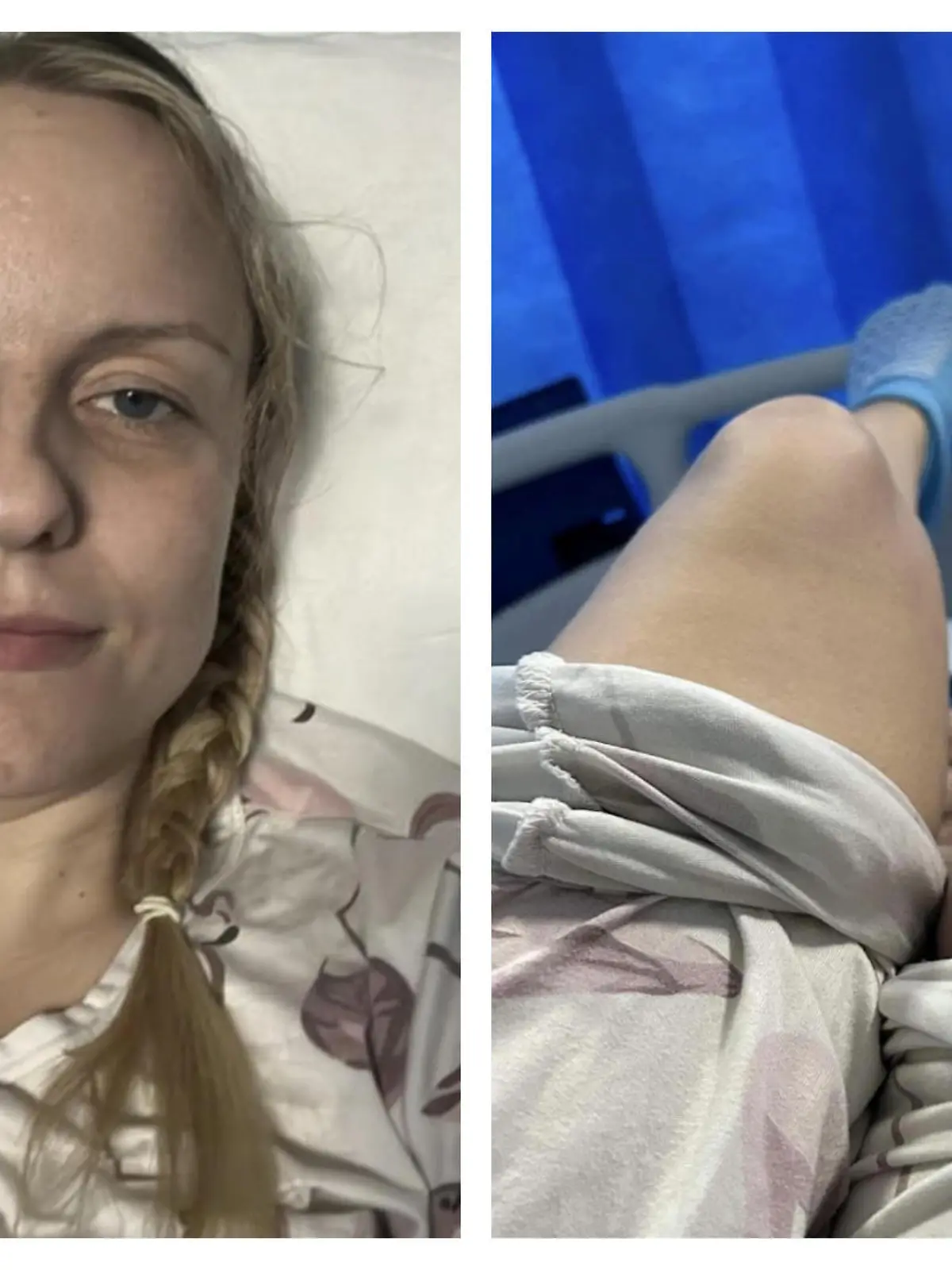Becky Fanthorpe  im Krankenhaus