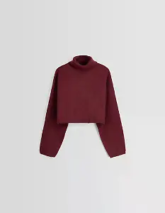 Pullover mit hohem Kragen von Bershka