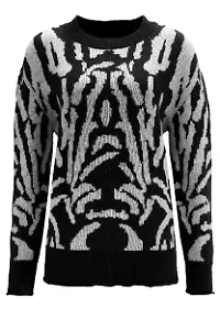 Strickpullover mit graphischem Jacquard-Muster von Aniston