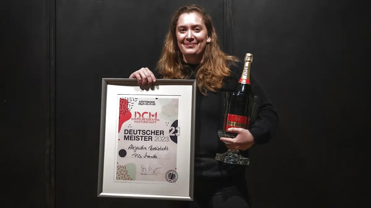 Alejandra Breustedt hat mit Aromengespür und präziser Präsentation die Jury beeindruckt.