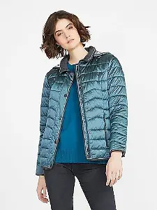 Steppjacke in Metallic