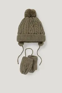 Baby-Mütze und -Fäustlinge