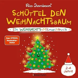 Weihnachts-Mitmachbuch "Schüttel den Weihnachtsbaum" von Nico Sternbaum