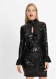 Bonprix Feminines Kleid mit Pailletten