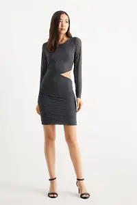 C&A Clockhouse Figurbetontes Kleid mit Cut-Out