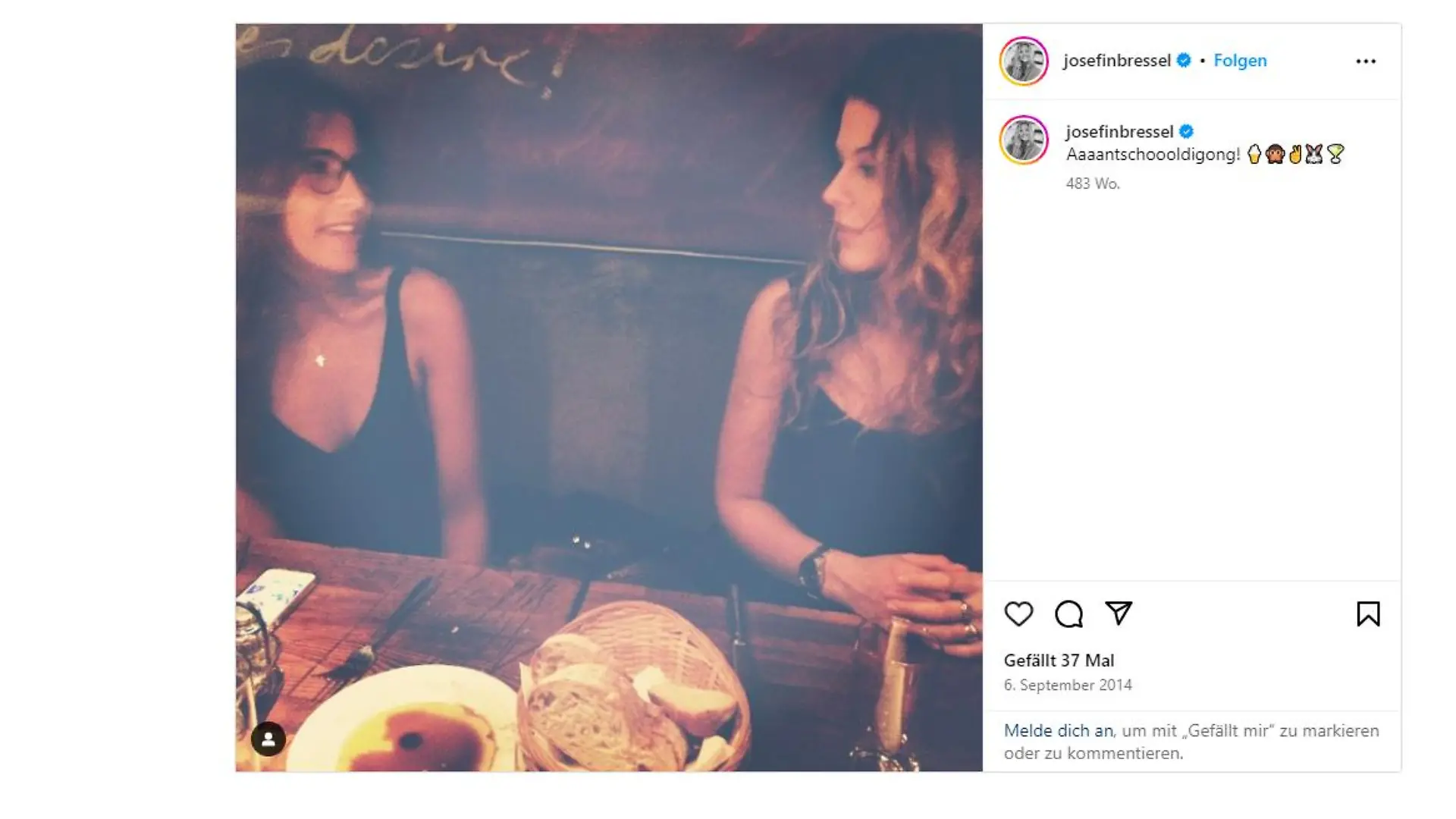 Ein Bild aus alten Tagen. Chryssanthi und Josefin kennen sich schon seit 2013. 