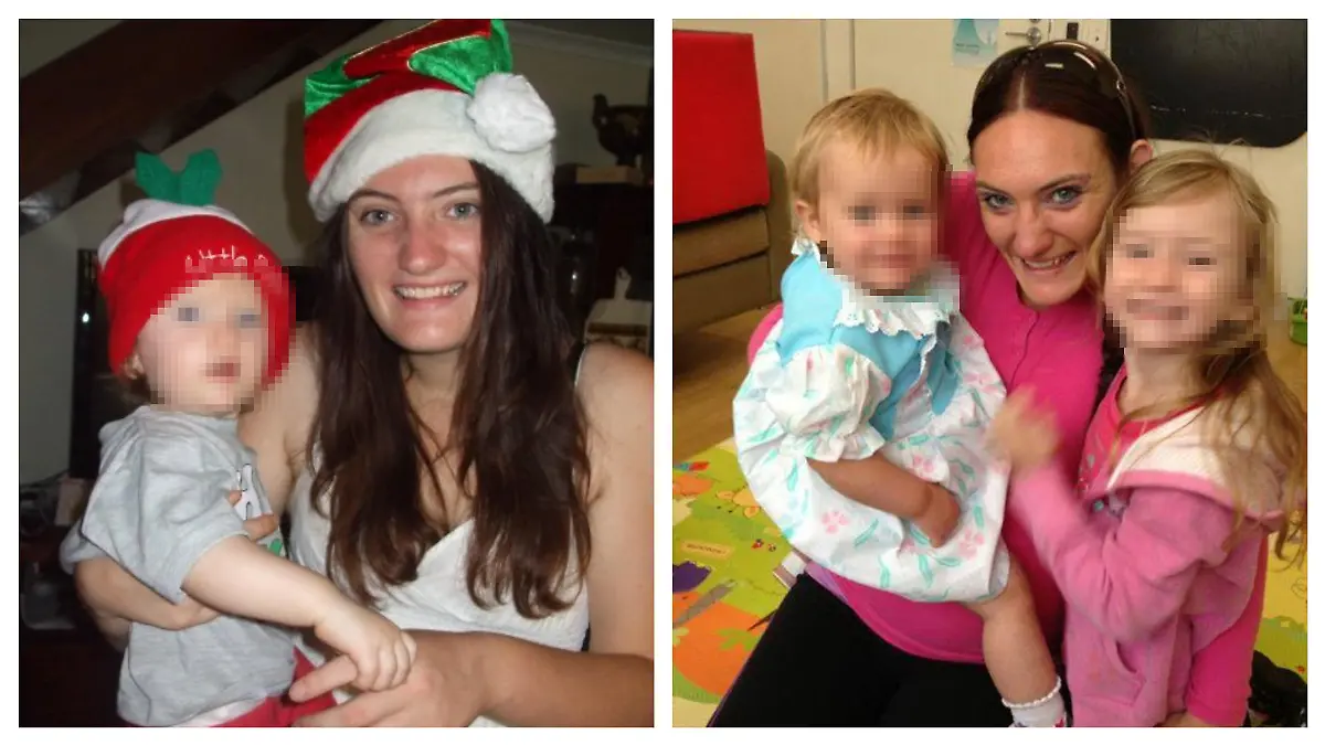 Ashley Stanik und ihre Kinder