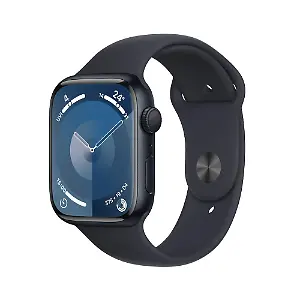 Apple Watch Series 9 GPS, 45mm Aluminium M/L (Mitternacht)
